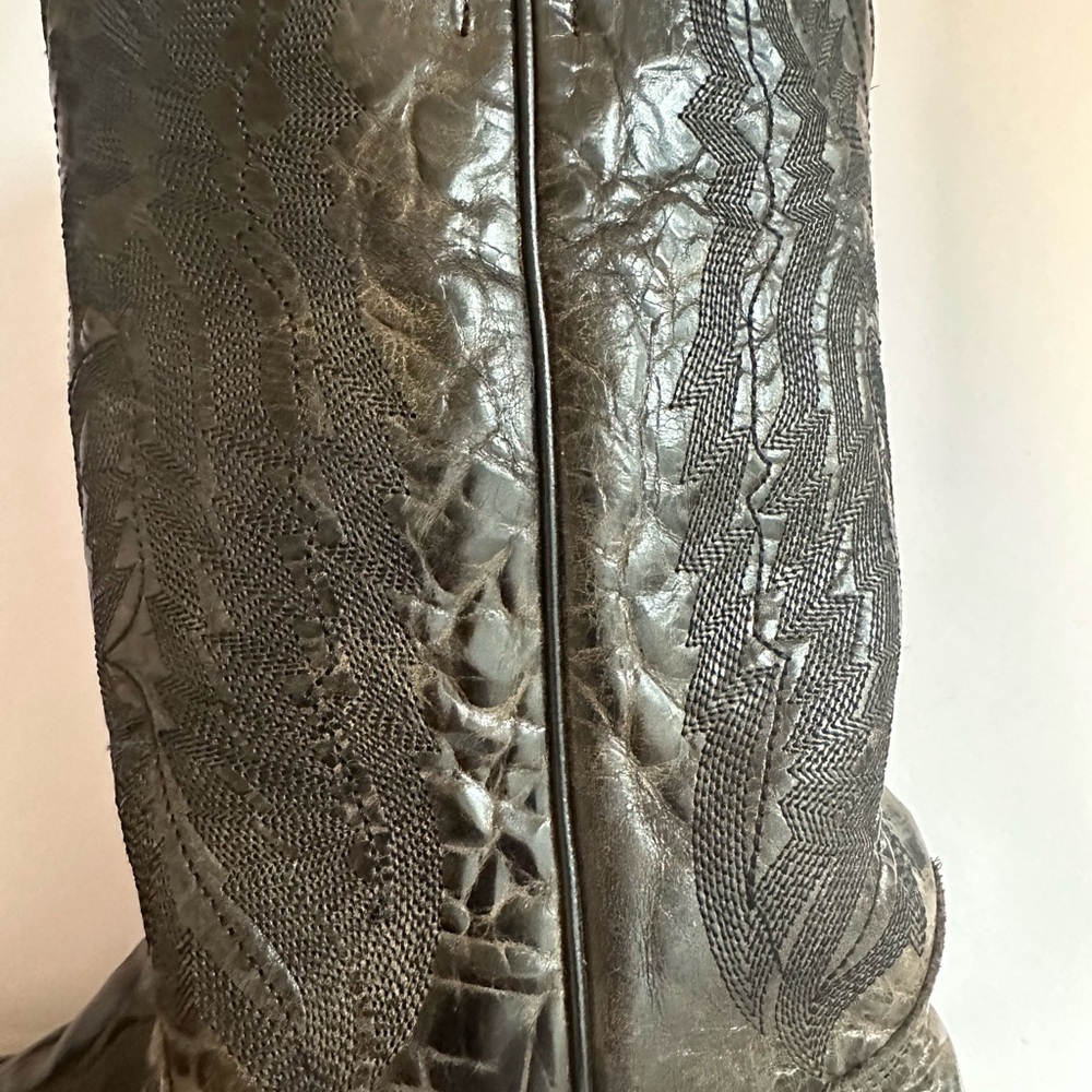 J.B Dillion western the “Clayton” leather mid calf cowboy boots - Picture 10 of 10